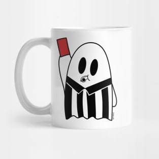 Referee Red Card Ghost Mug